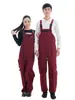 Macacão de Trabalho Peça Única com Suspensórios, Bordado, Adequado para Todas as Estações, Roupa de Performance, Reparo Automotivo, Roupa de Trabalho para Manutenção, Proteção Durável para o Trabalho