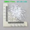 Funda de Teléfono Cubo de Hielo Accesorios Coloridos Realistas que Brillan en la Oscuridad Llavero de Pegamento Crema Charms Triturados DIY Diamantes Triturados DIY
