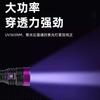 Nueva Linterna de Luz Púrpura de Alta Potencia 365Nm Ultravioleta Inspección de Billetes Identificación de Jade Jade Resaltador Antifalsificación