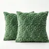 Funda de almohada de peluche navideña transfronteriza con diseño de copos de nieve y árbol de Navidad para decoración de sala de estar, sofá, fiesta navideña en casa