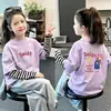 Camiseta de manga larga para niña, colección primavera/otoño 2026, capa base de algodón puro, top elegante para bebés y niños mayores, diseño de imitación de dos piezas