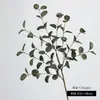 Bestseller transfronterizo: Decoraciones de plantas verdes con hojas de eucalipto artificiales para bodas y decoración del hogar, accesorios de fotografía de hojas de eucalipto al por mayor