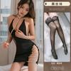 Lingerie Sexy Feminina Com Alça Dividida E Decote Profundo Tentação Pescoço Secretária De Boate Camisola Uniforme Terno