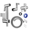 Ducha Bidé para Inodoro Set de Lavado Pistola Rociadora de Acero Inoxidable Compañero de Baño Potenciador de Inodoro