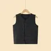 Chaleco de lana de oveja para niños y niñas para otoño e invierno, ropa de bebé, capa interior ligera y ajustada para abrigar