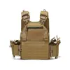 Chaleco Táctico Okali para Exteriores Multifuncional Expansión Molle Conveniente Chaleco de Liberación Rápida para Entrenamiento Militar Impermeable y Resistente al Desgaste