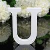 27 letras 8CM de altura ornamentos de letras em inglês de madeira branca e decoração de casamento para casa adereços de tiro &amp;-S