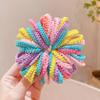 Corda de Cabelo para Meninas Headwear Saia Alargada tamanho pequeno Corda de Cabelo Infantil Alta Elasticidade Cabelo Anel de Cabeleireiro Doce Tendão de Borracha para Bebê