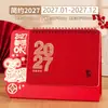 Calendario Personalizado 3D de Escritorio Calendario Rojo Chino Año del Cordero Planificador de Negocios Decoración de Escritorio de Oficina Fabricante Mayorista