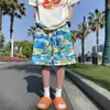 Shorts de Praia para Férias no Havaí Masculino Verão Fino Secagem Rápida Respirável Calças Tamanho Grande Casuais Soltos