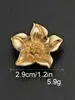 Botones de Aleación Florales Grandes Más Vendidos para Suéteres, Abrigos y Vestidos, Botones Decorativos Cosidos a Mano, En Stock, Bricolaje, Estilo de Lujo de Gama Alta