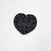 Ventosa de Silicone em Formato de Coração com Base Adesiva, Ventosa Dupla Face Antiderrapante para Celulares, Logotipo Personalizado para Ventosa de Suporte de Telefone em Formato de Coração