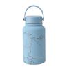Termo portátil de 650 ml con boca ancha, gran capacidad, color intenso, para estudiantes, con impresión personalizada