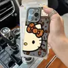 Estampado de Leopardo Lazo Kt Adecuado para Funda de Teléfono Móvil Apple 17Promax 16Pro Anti-Caída 15 Creativo 14 Dibujos Animados 13/11