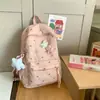 Mochila Escolar Fresca e Simples para Meninas, Adequada para Alunos do Ensino Fundamental II e Médio, Universitários e Jovens Mulheres, Mochila de Viagem Estilo Harajuku