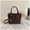 Bolsa Cruzada Nueva de Verano 2026 Estilo Coreano Bolso de Mano Sencillo Bolso Cubo Sencillo de Moda Bolso de Hombro Único Texturizado Elegante