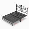 Cama de hierro reforzada, simple y moderna, estilo princesa, de Internet Celebrity, cama doble de 1,8 m, cama individual nórdica con estructura de hierro de 1 m.