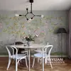 Novo Estilo Chinês Flor e Pássaro Quarto Fundo Parede Papel de Parede Palácio Francês Sala de Estar Filme e Televisão Papel de Parede Mural Decorativo Revestimento de Parede Sem Costura