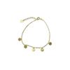 Pulsera redonda pequeña Super Flash de plata esterlina S925 para mujer, diseño de nicho de lujo ligero, exquisita borla, joyería transfronteriza que combina con todo.