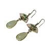 Pendientes colgantes clásicos de estilo chino, estilo Mori, súper hada, en forma de abanico, retro, elegantes, para cheongsam, hanfu, estilo étnico, para mujer