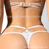 Amazon Ropa Interior de Encaje Transfronteriza Comercio Exterior Nuevo Sexy Tanga de Cintura Baja Venta al por Mayor en Stock
