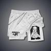 Shorts Esportivos de Verão Transfronteiriços Aliexpress Masculinos de Secagem Rápida Respiráveis Camada Dupla Antitransparência Falso Duas Peças Fitness Corrida