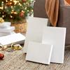 Caja de Regalo Blanca con 12 Compartimentos, Incluyendo 4 Cajas Pequeñas, 4 Medianas y 4 Grandes con Tapas, Adecuada para Cumpleaños, el Día de la Madre y Baby Showers