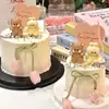Decoración para Pastel Día de San Valentín Chino 2025 Inserto Corazón Oso Conejo Pareja Confesión Feliz Fiesta Decoración Acrílica