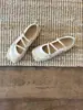 Zapatos Mary Jane Vintage de Piel de Oveja con Tira Cruzada para Mujer, Bailarinas Planas de Punta Cuadrada con Suelas Suaves, Cómodos y Versátiles
