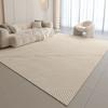 Alfombra de Cachemira de Imitación de Estilo Simple, Totalmente Cubierta de Área Grande, Manta Fácil de Secar para Sofá Mesa de Centro, Alfombra Doméstica Resistente a las Manchas para Sala de Estar