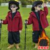 Jaqueta de Inverno Três em Um para Meninos, Jaqueta Grossa Acolchoada de Algodão de Inverno para Crianças, Top Bonito e Estiloso para Crianças Pequenas e Médias