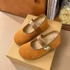 Zapatos Mary Jane de punta redonda para mujer, nuevos de otoño 2026, versátiles, de suela blanda, estilo Birkenstock, con una sola correa de hebilla, al por mayor