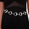 Cadena de cintura con borlas de luna de metal, joyería transfronteriza europea y americana, estilo punk retro para mujer, venta al por mayor
