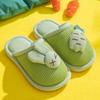 Pantuflas de Algodón Cerradas para Niños 2021 Patrón de Gofre Antideslizantes Transpirables Absorbentes de Sudor Pantuflas de Invierno para el Hogar para Niños y Niñas Engrosadas y Cálidas