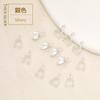 Clip de hebilla de semilla de melón chapado en oro 14K que conserva el color, colgante de hebilla de cuentas, pulsera de joyería DIY hecha a mano, accesorios para collar casero