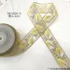 Renda de Folha Bordada Pronta do Fabricante 4,5cm Fio Colorido Estilo Étnico Retrô Acessórios de Renda com Lantejoulas
