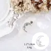 Accesorios para Arte de Uñas de Mariposa Plateada Lujo Ligero Moño Tridimensional Metal Alas de Mariposa Grande Adornos de Diamantes para Uñas Explosiones de Celebridad de Internet