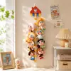 Correa de almacenamiento de muñecas para colgar en la pared, no requiere taladro, para exhibir muñecas, colgantes de cajas sorpresa y figuras en forma de estrella detrás de la puerta