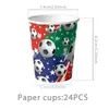 Itens Populares Transfronteiriços: Decorações de Festa Temáticas de Futebol da Copa do Mundo, Montagem de Ambiente de Futebol, Utensílios de Mesa, Faixas, Toalhas de Mesa, Guardanapos