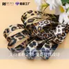 Cinta de Poliéster-Algodón con Estampado de Leopardo Personalizada Material para Lazos de 1 cm Accesorios para el Cabello Hechos a Mano Accesorios para Joyería DIY Cinta de Poliéster-Algodón