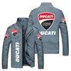 Chaqueta JAKCET nueva 2021 negra con logo de coche para hombre, casual, holgada, talla grande, chaqueta cárdigan para hombres guapos