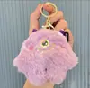 Pendente de Pelúcia de Monstro Pequeno Engraçado Super Fofo de Um Olho Chaveiro de Menina Fofa Pingente de Bolsa Brinquedo de Pelúcia