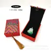 Venta Directa de Fábrica Caja de Joyería con Borlas de Lino, Caja de Empaque de Joyería con Pulsera de Colgante de Jade, Caja de Regalo para Pulsera Coleccionable