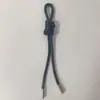 Llavero de Cuerda Trenzada de Cuero PU Avanzado Colgante Creativo Versátil para Bolsa Accesorios de Colgante de Cadena Tejidos a Mano DIY