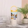 Nueva Serie de Pintura al Óleo 316 Taza de Cerámica con Tapa Ice Buster Gran Capacidad con Compartimento para Té Taza Termo Portátil para Coche con Popote