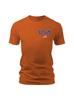 Camiseta masculina de manga curta estampada com gola redonda, nova, transfronteiriça, top masculino, estação independente Amazon AliExpress masculina