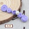 Hebilla Cheongsam de Perla de Calabaza Hanfu Botón Hecho a Mano de Dos Ruedas Botón Traje Tang Top Prenda China Accesorios Decorativos