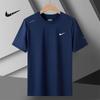 Camiseta de Hielo de Manga Corta para Hombre Verano para Correr Fitness Camiseta de Seda de Hielo de Secado Rápido Ropa para Hombre Top Deportivo Elástico