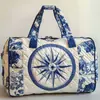 2026 Nueva Serie Náutica Retro Transfronteriza Bolsa de Viaje Acolchada Portátil para Distancias Cortas Bolsa Deportiva Multifuncional para Fitness