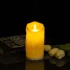 Venta Caliente Transfronteriza Vela de Lágrima Luz KTV Control Remoto Cumpleaños LED Digital Vela Oscilante Boda Vela sin Humo Fragancia
